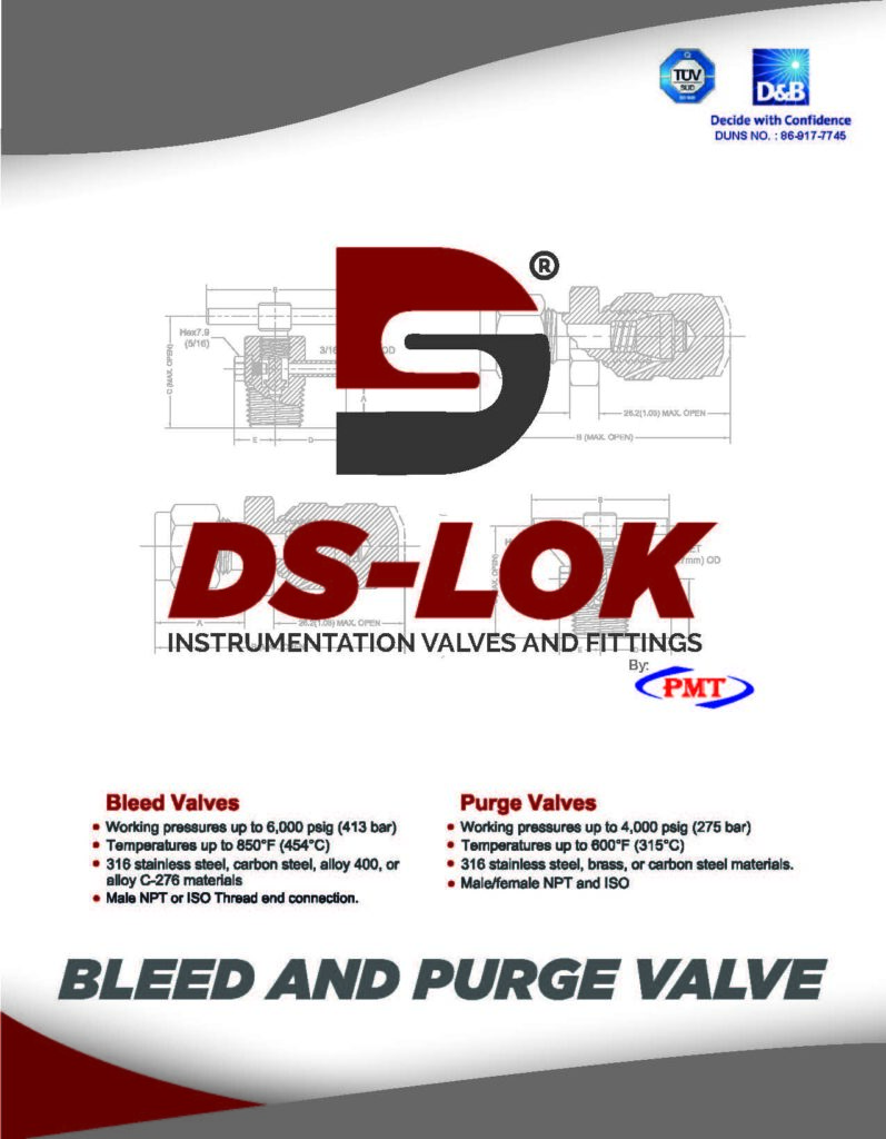 Bleed & Purge Valve DS-LOK DSMexico